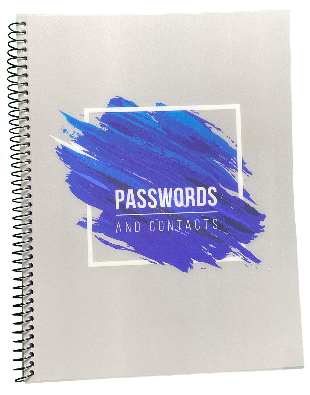 RE-FOCUS THE CREATIVE OFFICE, Large Password Keeper Book, Spiral Bound with Alphabetical Tabs